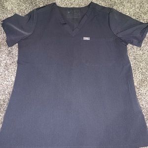 FIGS CATARINA TOP CHARCOAL